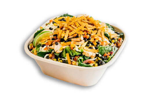 A big bowl full with salad.