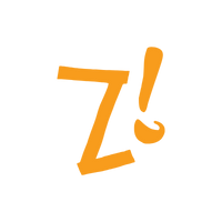 A stylized orange letter “Z” followed by an exclamation mark, set against a transparent background.