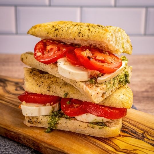 Tomato Mozzarella Sandwich