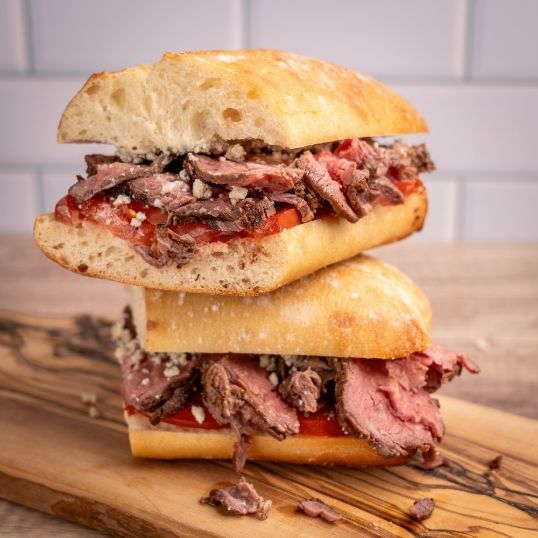 Black and Blue Sandwich